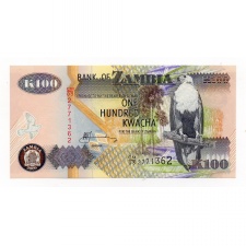 Zambia 100 Kwacha Bankjegy 2006 P38f