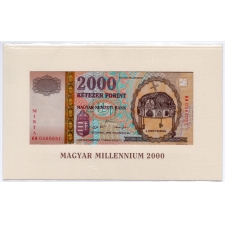 2000 Forint Bankjegy Millennium 2000 MINTA díszcsomagolásban