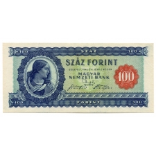 100 Forint Bankjegy 1946 EF -kék százas-