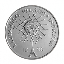 Labdarúgó Világbajnokság ezüst 750 Forint 1997 BU