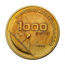 ÜZENET érme 1000 Forint 2002