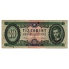 10 Forint Bankjegy 1962 F - 01-es HÁTLAP - !!!