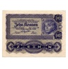 Ausztria 10 Korona Bankjegy 1922 P75 aEF