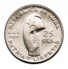 Kuba 25 Centavos 1953 José Martí