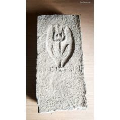   Régi bontott tulipán mintás tégla Magyarország, Bize Készítő: Spitzer Antal 