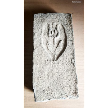 Régi bontott tulipán mintás tégla Magyarország, Bize Készítő: Spitzer Antal 