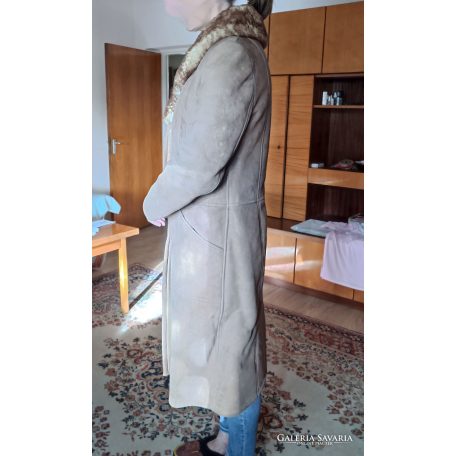 Női irha bunda, téli kabát