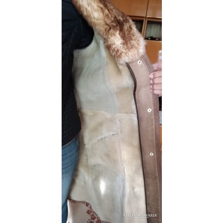 Női irha bunda, téli kabát