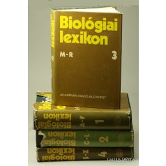 Straub F. Brúnó (szerk.) - Biológiai lexikon 1-4 kötet