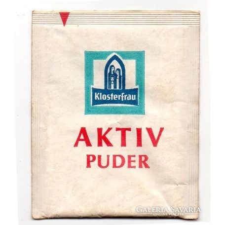 Klosterfrau Aktiv Puder bontatlan csomag 1960-as évek