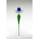 Kék tulipán virágdekor fából