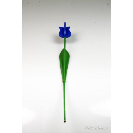 Kék tulipán virágdekor fából