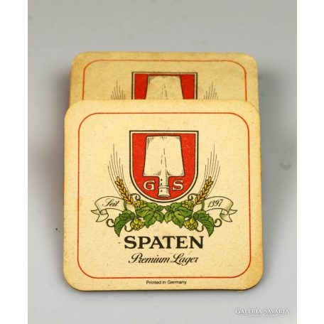 SPATEN Premium Lager, régi német söralátét