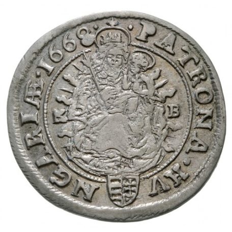 Lipót VI krajcár 1668 K-B