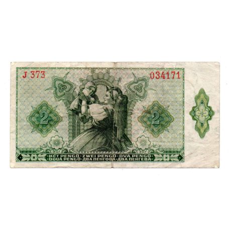 2 Pengő Bankjegy 1940 gF