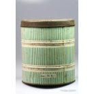 Retró lisztes doboz vintage pléh doboz