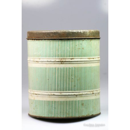 Retró lisztes doboz vintage pléh doboz