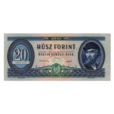 20 Forint Bankjegy 1949 UNC
