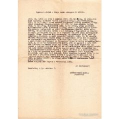   Bányász munka igazolás szolgálati időről 1959-ből, régi irat