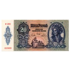 20 Pengő Bankjegy 1941 UNC
