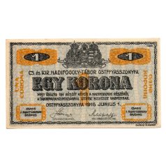 1916 Ostffyasszonyfa 1 Korona
