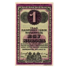 1916 Sopronnyék Hadifogolytábor 1 Korona arab sorozat