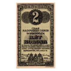 1916 Sopronnyék Hadifogolytábor 2 Korona Római sorozat