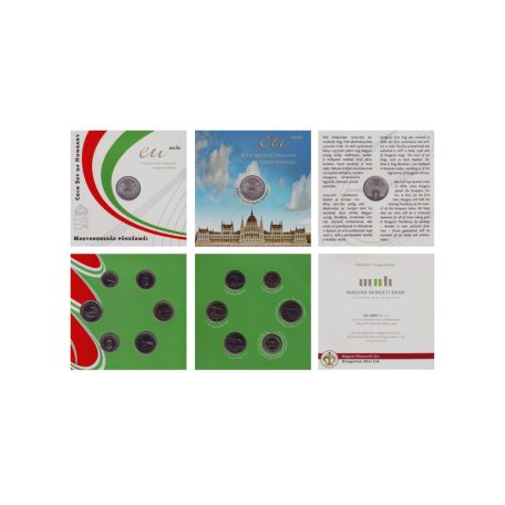 2011 Magyarország pénzérméi forgalmi sor BU EU elnökség 3000 Forint érmével 10g Ag925