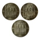 1985 Természetvédelem 3db 100 Forintos emlékérme BU
