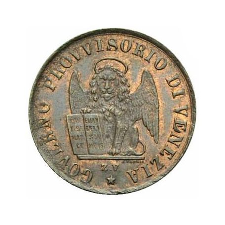 1848 Szabadságharc Velence 1 Centesimi