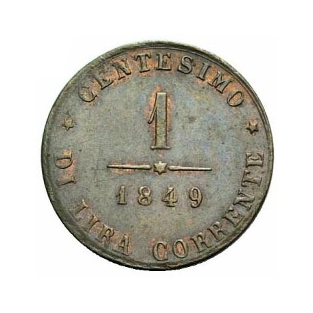 1848 Szabadságharc Velence 1 Centesimi