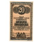 1916 Sopronnyék Hadifogolytábor 20 Korona