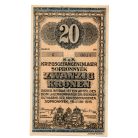1916 Sopronnyék Hadifogolytábor 20 Korona