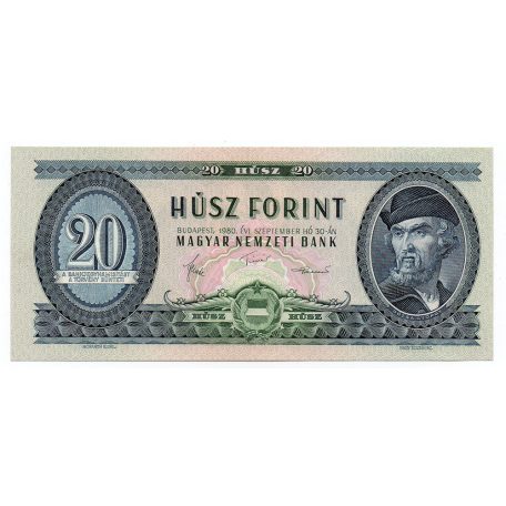 20 Forint Bankjegy 1980 EF