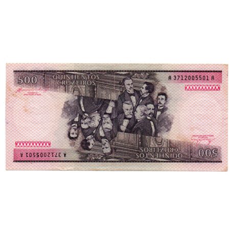 Brazilia 500 Cruzeiros Bankjegy 1985 P200b