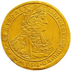 I. Lipót 3 Dukát 1703 UNIKUM