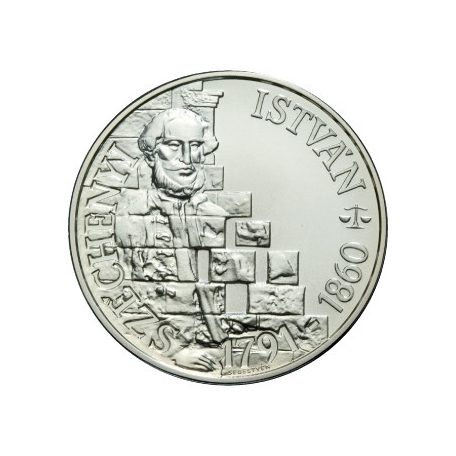 Széchenyi István 500 Forint 1991 BU ezüst