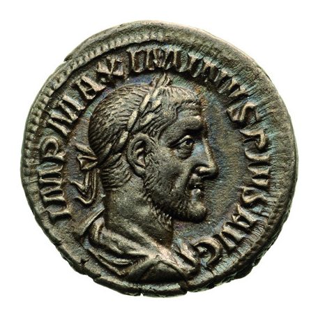 Maximinus Thrax Denarius Ag A.D. 235-236 aEF