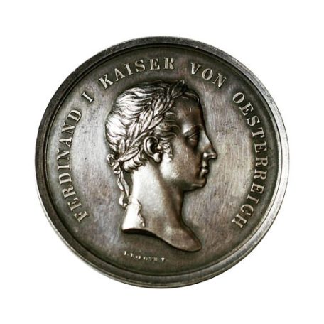 V. Ferdinand ezüstmedál 1843