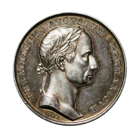 I. Ferenc ezüst érem 1835