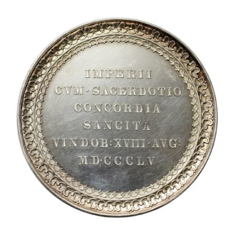 Ferenc József 1855 Pápai szerződés