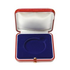 Érmetároló díszdoboz piros