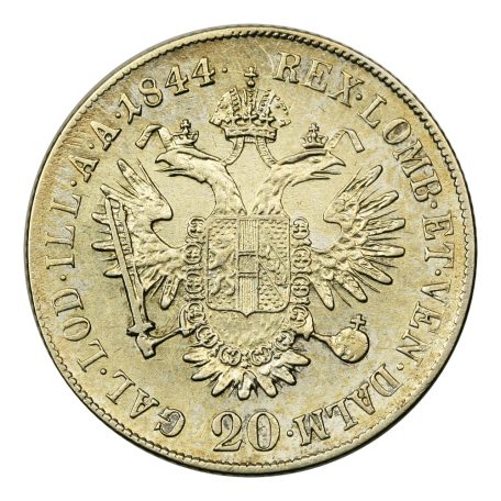 V. Ferdinánd 20 Krajcár 1844 E