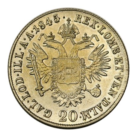 V. Ferdinánd 20 Krajcár 1845 E