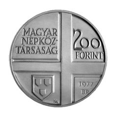   Festőművész-sor II. 200 Forint Csontváry Kosztka Tivadar 1977 BU