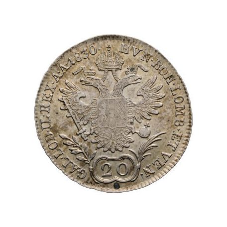 I. Ferenc 20 Krajcár 1830 B