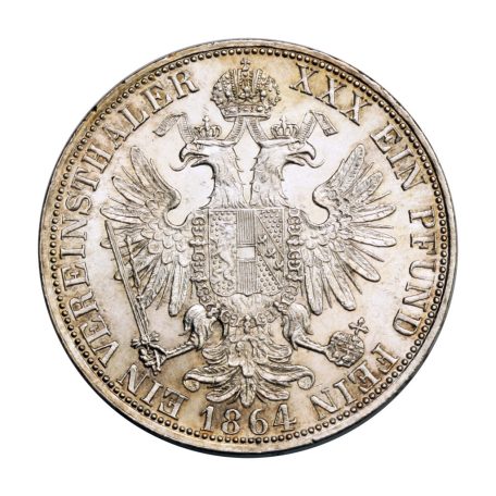 Ferenc József  Vereinstaler 1864 A