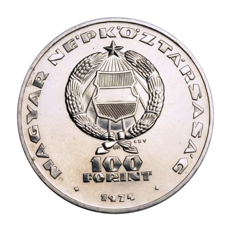 25 éves a KGST 100 Forint 1974 BU