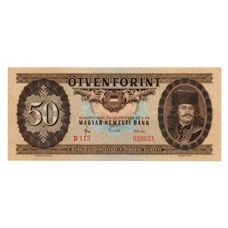 50 Forint Bankjegy 1965 UNC