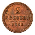 Ferenc József 2 Krajcár 1851 B